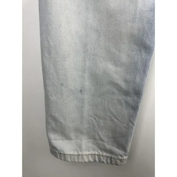 One x OneTeaspoon Awesome Baggies Denim Boyfriend Jeans Distressed Light Wash 28 - Picture 10 of 13